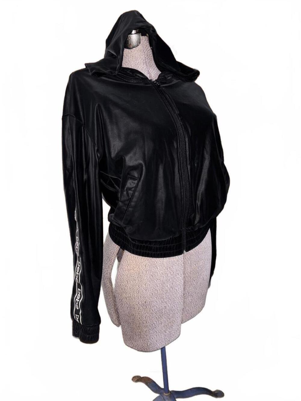 BEBE velour zip up jacket Size medium